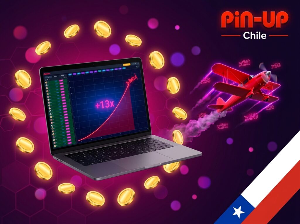 Disfruta el juego Aviator con multiplicadores dinámicos en Pin-Up Chile.